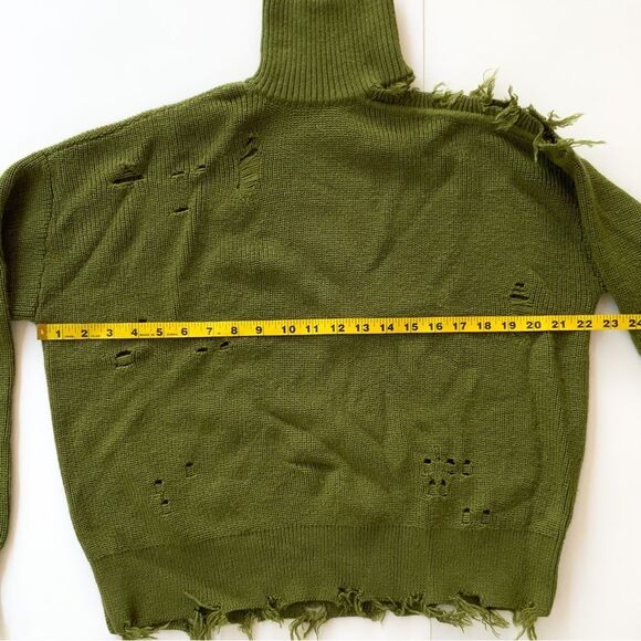 Lovers + Friends Arlington Sweater - Olive Green Size XS $158 RETAIL - Picture 7 of 10
